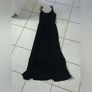 Lily Rose Black Maxi Dress